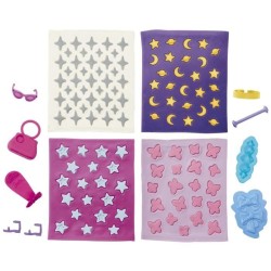 Play-Doh Barbie Joyaux et gemmes, recharges pour coffret de pâte a mo