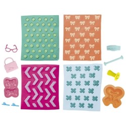 Play-Doh Barbie Perles et noeuds, recharges pour coffret de pâte a mo