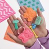 Play-Doh Barbie Perles et noeuds, recharges pour coffret de pâte a mo