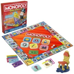 Monopoly Appli bancaire, jeu de plateau avec appli pour appareil type