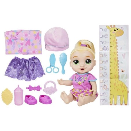 Baby Alive Bébé grandit LaLa GooGoo, coffret poupée interactive, avec plus de 75 sons et phrases, des 3 ans