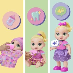 Baby Alive Bébé grandit LaLa GooGoo, coffret poupée interactive, av