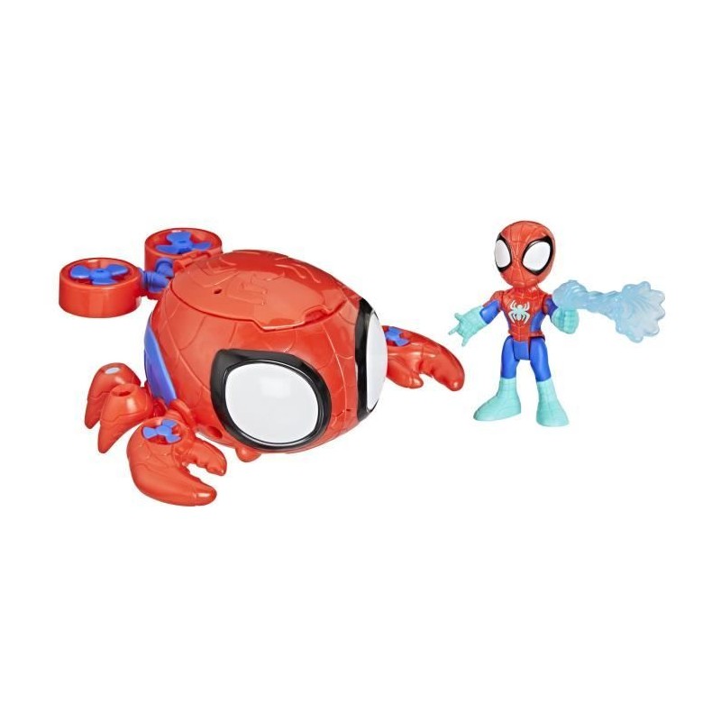 Figurine et véhicule Spidey Water-Webs Araignée de mer, Marvel Spide Figurine et véhicule Spidey Water-Webs Araignée de mer, Marvel Spide