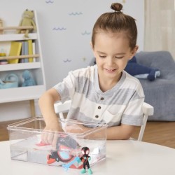 Figurine et véhicule Miles Morales Water-Webs Dauphin filant, Marvel