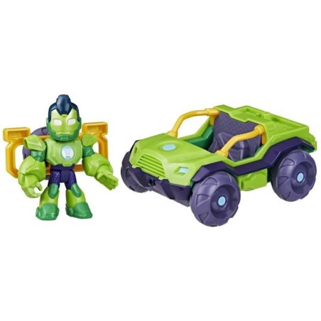 Figurine Iron Hulk et véhicule Bolide blindé, Marvel Iron Man and hi