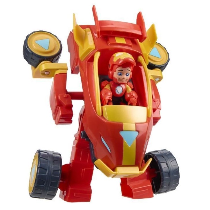 Armure mecha Iron Man et véhicule 2-en-1, Marvel Iron Man and his Awesome Friends, des 3 ans