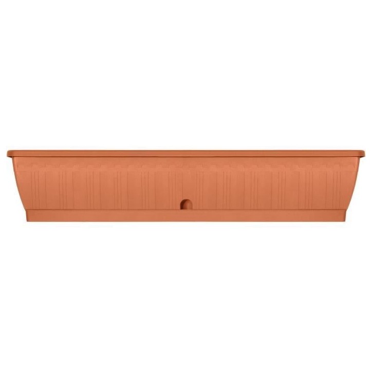 Jardiniere - GARDEN ID Terraflor - Terra 100 cm - Solidité - Réserve d'eau - Recyclé & 100% recyclable - Volume pour plantes.