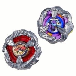 Beyblade X Dual Pack Beat Tyranno 4-70Q et Knife Shinobi 4-80HN, 2 to