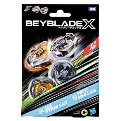 Beyblade X Dual Pack Gale Wyvern 3-60T et Sword Dran 3-80B, 2 toupies