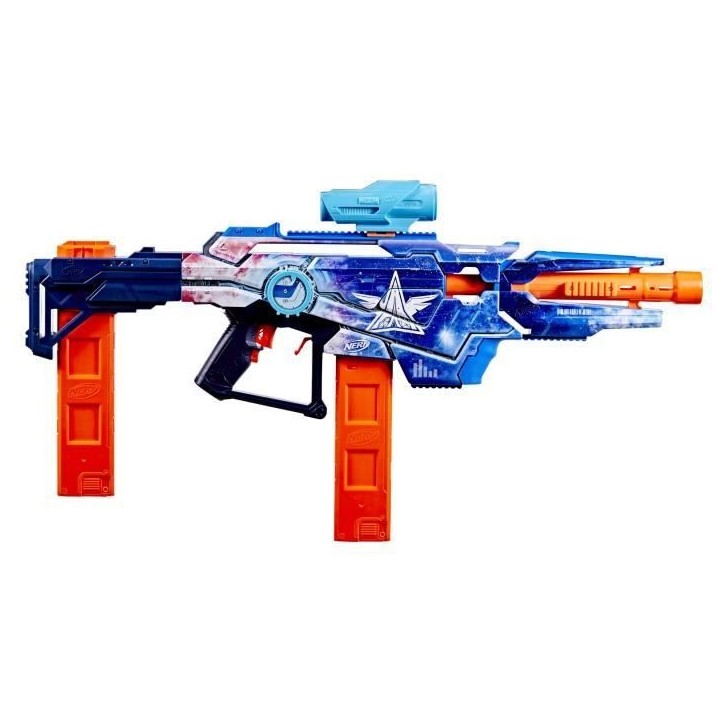 Nerf Loadout Galactic Commander, blaster a fléchettes en mousse motorisé, 3 accessoires et 48 fléchettes Nerf N1, des 8 an Nerf Loadout Galactic Commander, blaster a fléchettes en mousse motorisé, 3 accessoires et 48 fléchettes Nerf N1, des 8 an