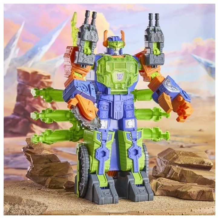 Transformers Scorponok Pack de combat, figurine 51 cm convertible, Transformers CYBERWORLD, des 6 ans Transformers Scorponok Pack de combat, figurine 51 cm convertible, Transformers CYBERWORLD, des 6 ans
