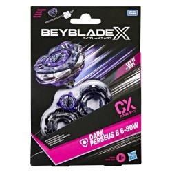 Beyblade X, Starter Pack Dark Perseus B 6-80W CX avec toupie de type d