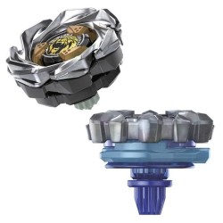Beyblade X Dual Pack Toupie Cowl Sphinx 1-80GF et Crest Leon 7-60GN, d