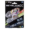 Beyblade X Dual Pack Gill Shark 4-70O et Pearl Tiger 3-60U, Toupie de