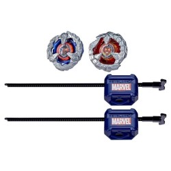 Beyblade X Multipack Toupie Captain America 4-70GB contre Red Hulk 1-8