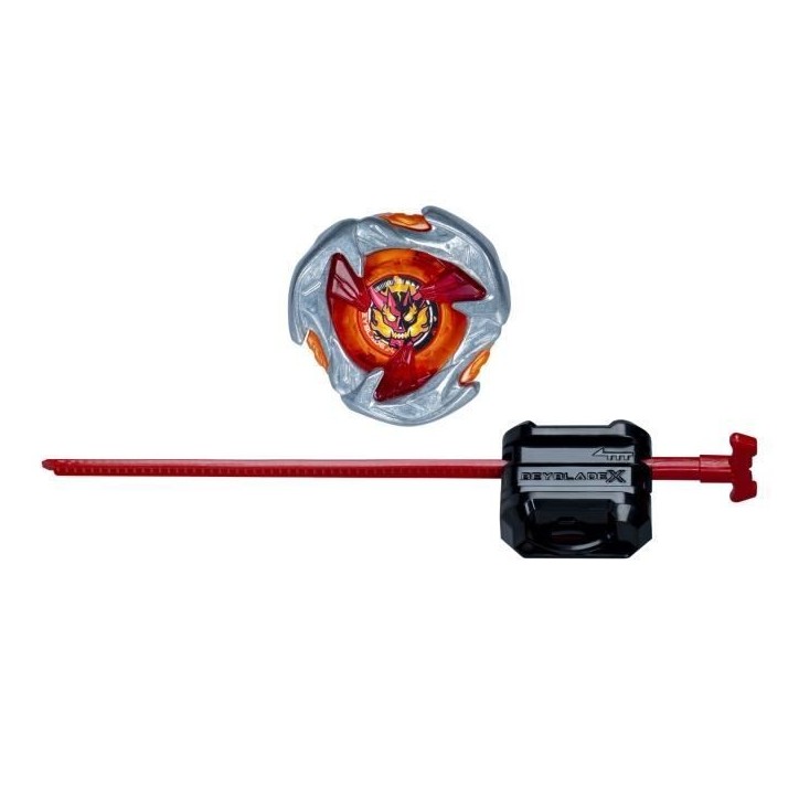 Beyblade X, Starter Pack Hammer Incendio 3-70H UX avec toupie de type équilibre et lanceur, des 8 ans Beyblade X, Starter Pack Hammer Incendio 3-70H UX avec toupie de type équilibre et lanceur, des 8 ans