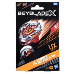 Beyblade X, Starter Pack Hammer Incendio 3-70H UX avec toupie de type