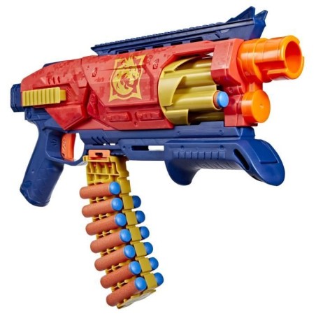 Nerf Loadout Shadowspeed Recon, blaster avec rangement pour les 14 fléchettes Nerf N1 incluses, barillet rotatif a 6 fléchet