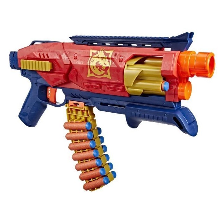 Nerf Loadout Shadowspeed Recon, blaster avec rangement pour les 14 fléchettes Nerf N1 incluses, barillet rotatif a 6 fléchet Nerf Loadout Shadowspeed Recon, blaster avec rangement pour les 14 fléchettes Nerf N1 incluses, barillet rotatif a 6 fléchet