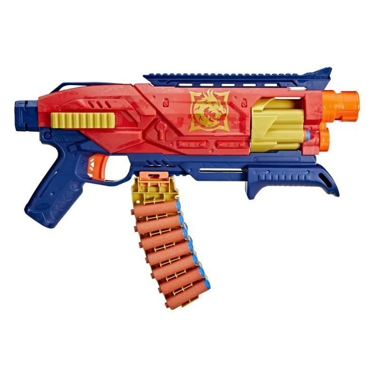 Nerf Loadout Shadowspeed Recon, blaster avec rangement pour les 14 fléchettes Nerf N1 incluses, barillet rotatif a 6 fléchet Nerf Loadout Shadowspeed Recon, blaster avec rangement pour les 14 fléchettes Nerf N1 incluses, barillet rotatif a 6 fléchet