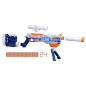 Nerf Loadout Arctic Zerostriker, blaster avec 4 accessoires interchangeables, 24 fléchettes Nerf N1, chargeur interne 6 flé