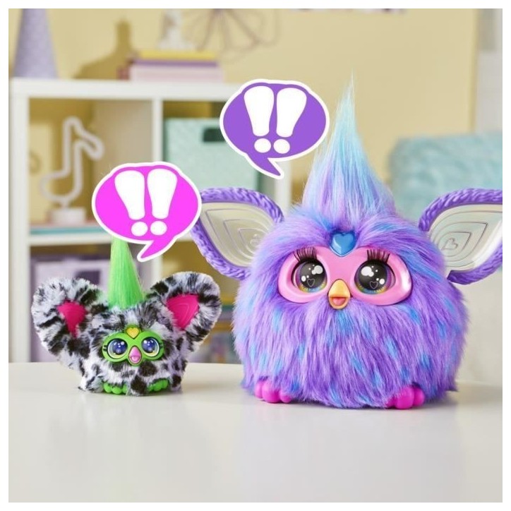 Furby Furblets Moo-Boo, Mini peluche électronique pour filles et garçons, plus de 45 sons, a partir de 6 ans, série 4, Hasbro Furby Furblets Moo-Boo, Mini peluche électronique pour filles et garçons, plus de 45 sons, a partir de 6 ans, série 4, Hasbro