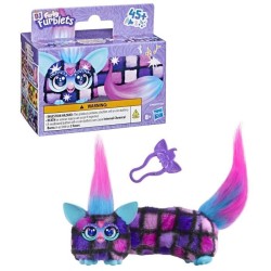 Furby DJ Furblets Dis-Co-Dazz, Mini peluche électronique, jouet pour