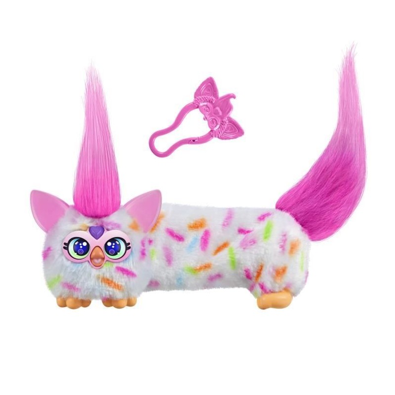 Furby DJ Furblets Berry-Cup-Cake, Mini peluche électronique, jouet po Furby DJ Furblets Berry-Cup-Cake, Mini peluche électronique, jouet po
