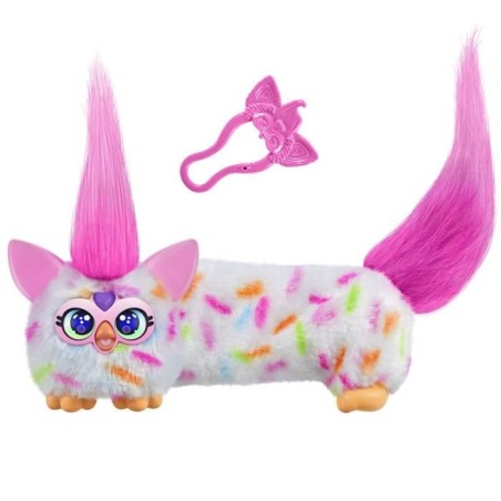 Furby DJ Furblets Berry-Cup-Cake, Mini peluche électronique, jouet po