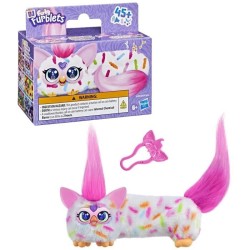 Furby DJ Furblets Berry-Cup-Cake, Mini peluche électronique, jouet po