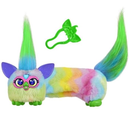 Furby DJ Furblets Can-Dee-Swirl, Mini peluche électronique, jouet pou