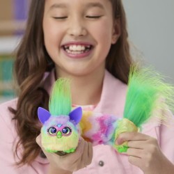 Furby DJ Furblets Can-Dee-Swirl, Mini peluche électronique, jouet pou