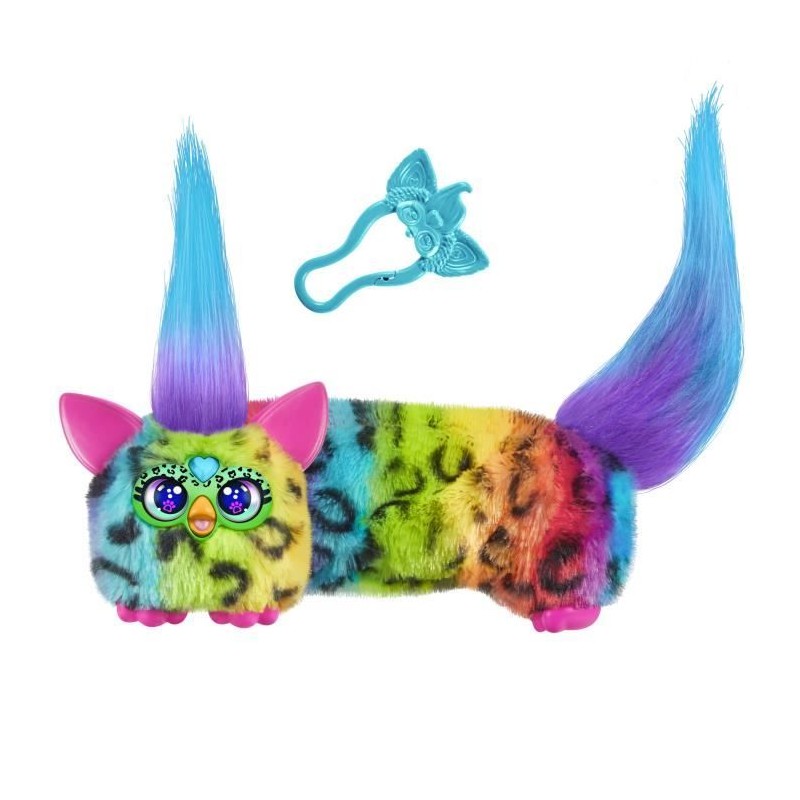 Furby DJ Furblets Rain-Bow-Kat, Mini peluche électronique, jouet pour Furby DJ Furblets Rain-Bow-Kat, Mini peluche électronique, jouet pour