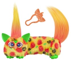Furby DJ Furblets Pepp-Oh-Roni, Mini peluche électronique, jouet pour