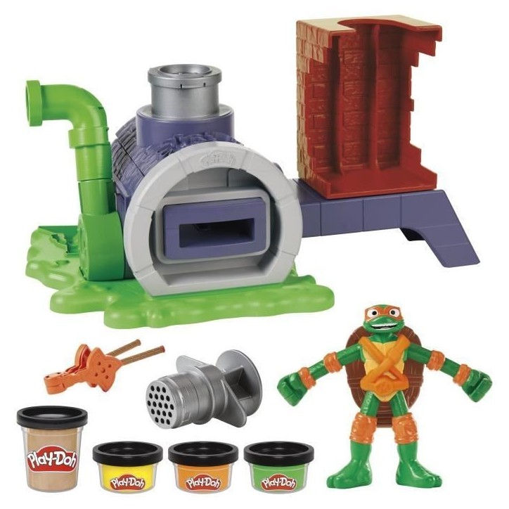 Play-Doh Les Tortues Ninja Four lance-pizza, coffret de pâte a modeler Play-Doh Les Tortues Ninja Four lance-pizza, coffret de pâte a modeler