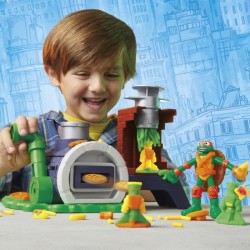 Play-Doh Les Tortues Ninja Four lance-pizza, coffret de pâte a modele