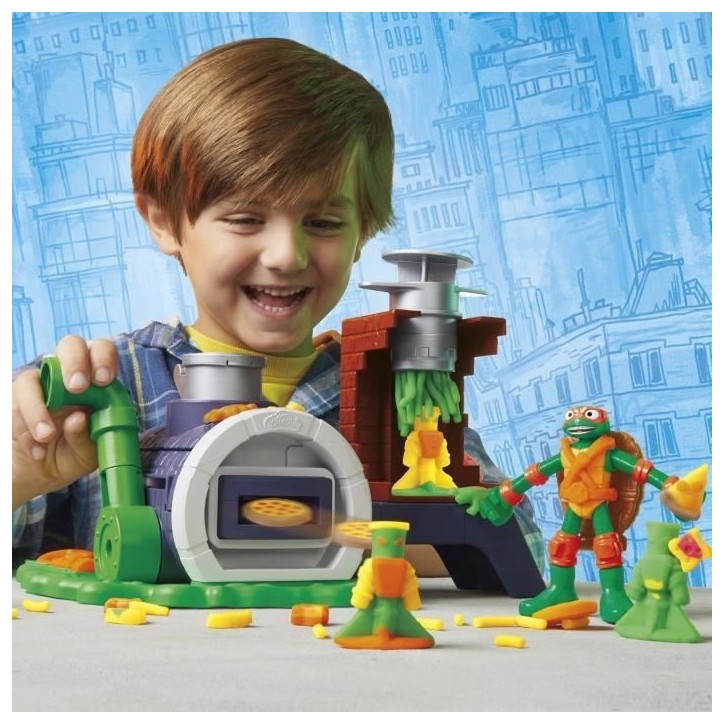 Play-Doh Les Tortues Ninja Four lance-pizza, coffret de pâte a modeler Play-Doh Les Tortues Ninja Four lance-pizza, coffret de pâte a modeler