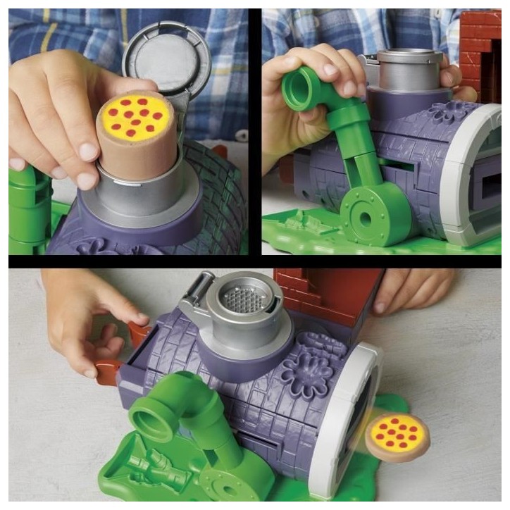 Play-Doh Les Tortues Ninja Four lance-pizza, coffret de pâte a modeler Play-Doh Les Tortues Ninja Four lance-pizza, coffret de pâte a modeler