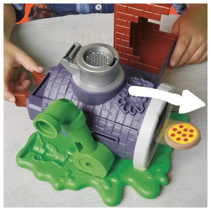 Play-Doh Les Tortues Ninja Four lance-pizza, coffret de pâte a modeler Play-Doh Les Tortues Ninja Four lance-pizza, coffret de pâte a modeler