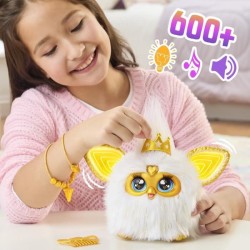 Furby Éclat doré, peluche activée par la voix brille dans le noir,