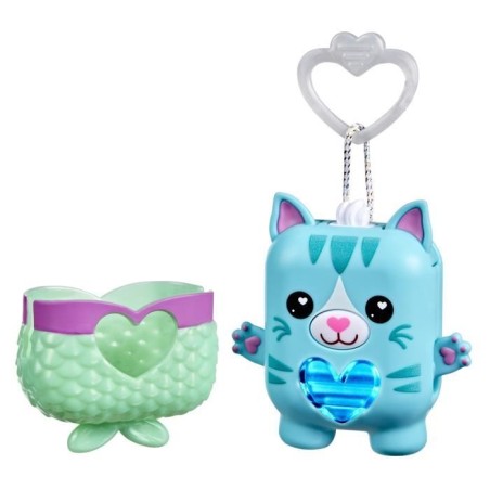 Nano-mals Pawtricia le chaton bleu, compagnon électronique, plus de 70 réactions, jouet de poche interactif pour filles et ga