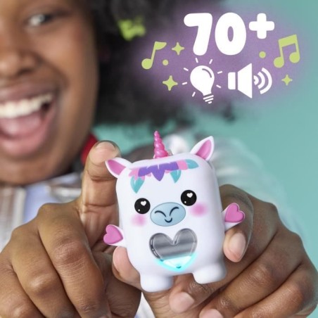 Nano-mals Meadowmist la licorne, compagnon électronique, plus de 70 réactions, pour enfants, des 5 ans