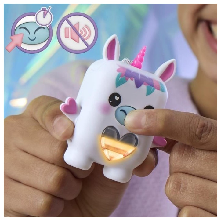 Nano-mals Meadowmist la licorne, compagnon électronique, plus de 70 réactions, pour enfants, des 5 ans Nano-mals Meadowmist la licorne, compagnon électronique, plus de 70 réactions, pour enfants, des 5 ans