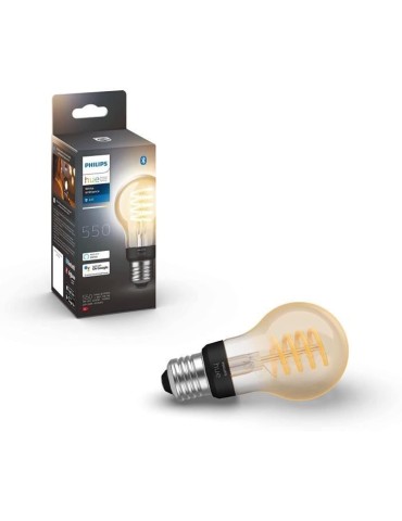 Philips Hue White Ambiance, ampoule LED connectée Filament E27, compatible Bluetooth, fonctionne avec Alexa, Google et Homekit