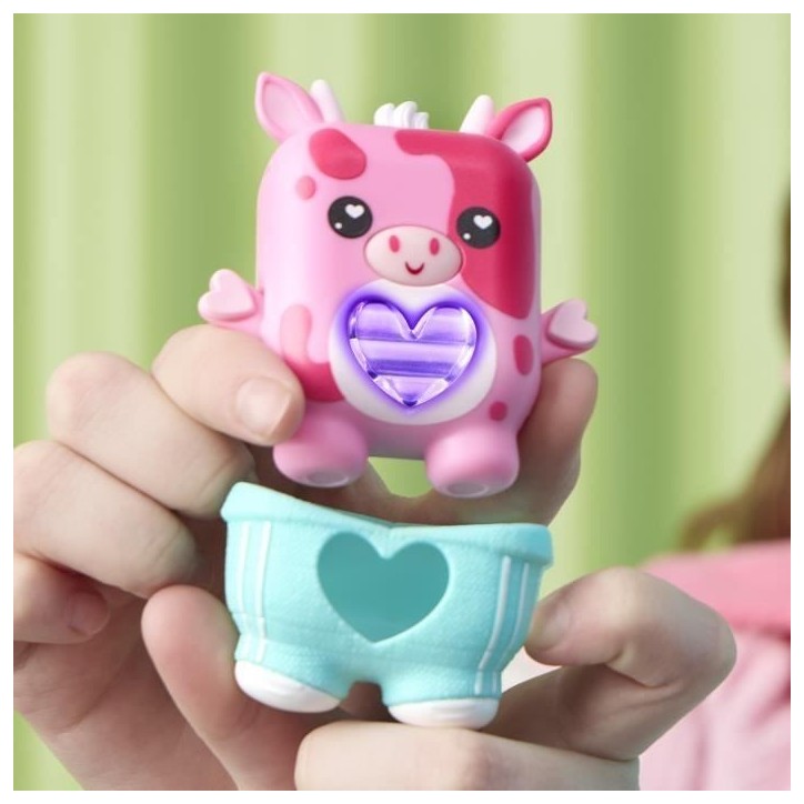Nano-mals Mootilda la vache rose, compagnon électronique, plus de 70 réactions, pour enfants, des 5 ans Nano-mals Mootilda la vache rose, compagnon électronique, plus de 70 réactions, pour enfants, des 5 ans