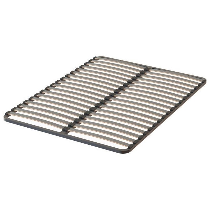 SEDAC Sommier 140 x 190 - 18 lattes 53 mm - Anthracite