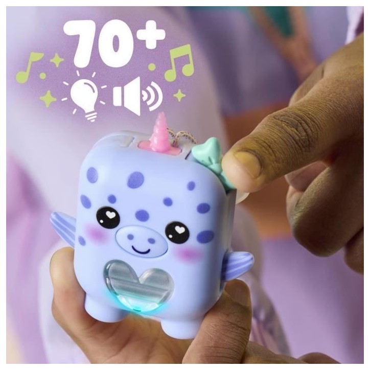 Nano-mals Bubbly le narval, compagnon électronique, plus de 70 réactions, pour enfants, des 5 ans Nano-mals Bubbly le narval, compagnon électronique, plus de 70 réactions, pour enfants, des 5 ans