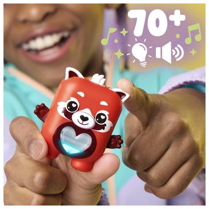 Nano-mals Pamanda le panda roux, compagnon électronique, plus de 70 réactions, pour enfants, des 5 ans Nano-mals Pamanda le panda roux, compagnon électronique, plus de 70 réactions, pour enfants, des 5 ans