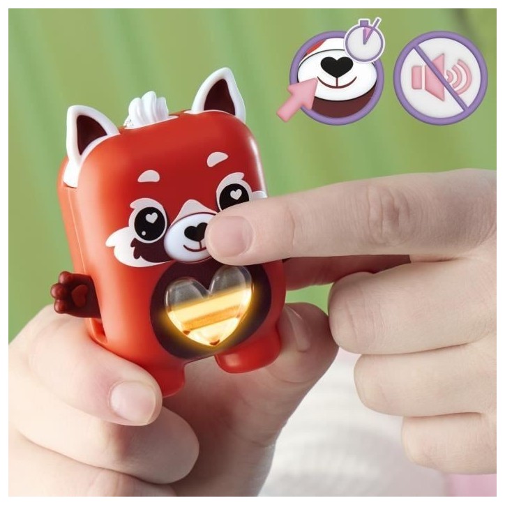 Nano-mals Pamanda le panda roux, compagnon électronique, plus de 70 réactions, pour enfants, des 5 ans Nano-mals Pamanda le panda roux, compagnon électronique, plus de 70 réactions, pour enfants, des 5 ans