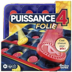 Puissance 4 Folie, jeu de groupe familial pour enfants et adultes, reb